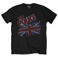 The Police Unisex T-Shirt: Vintage Flag (Black) product image 1