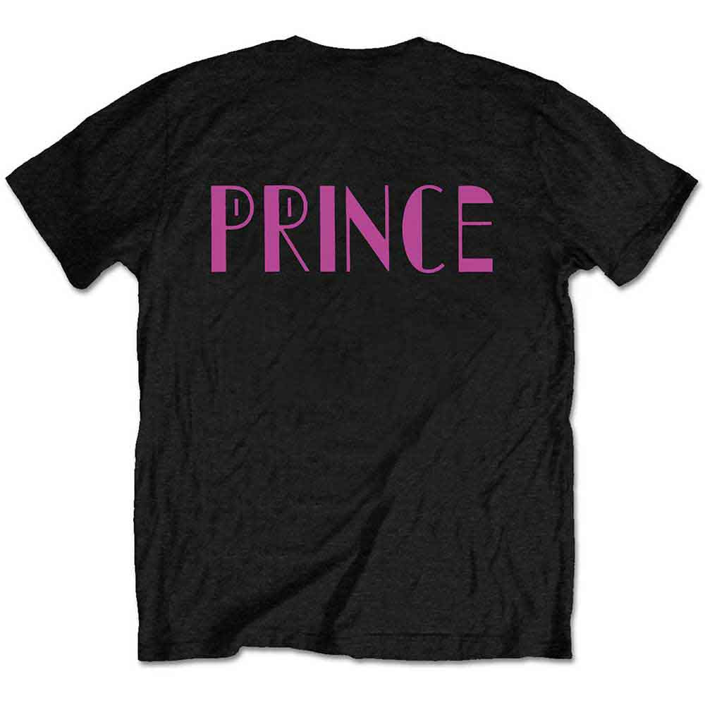Prince Unisex T-Shirt: Many Faces (Black) (Back Print) product image 2