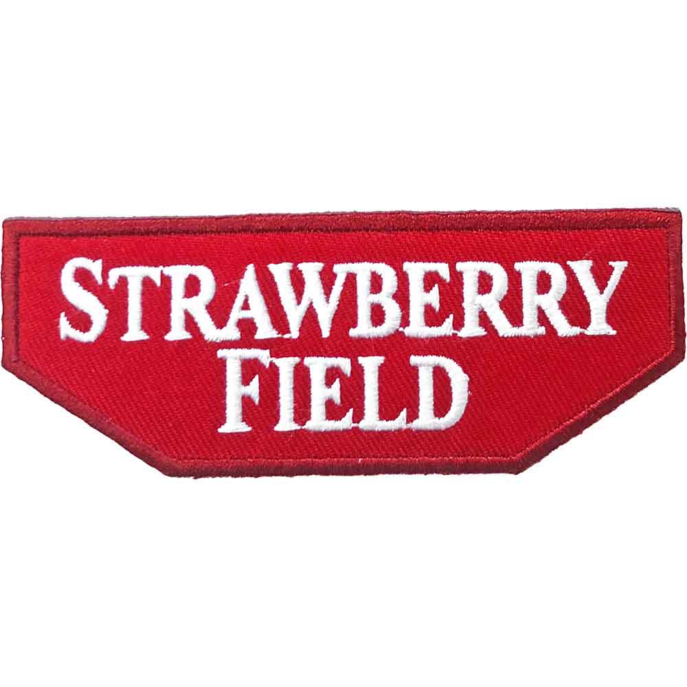 Strawberry Field Road Sign Woven Patch