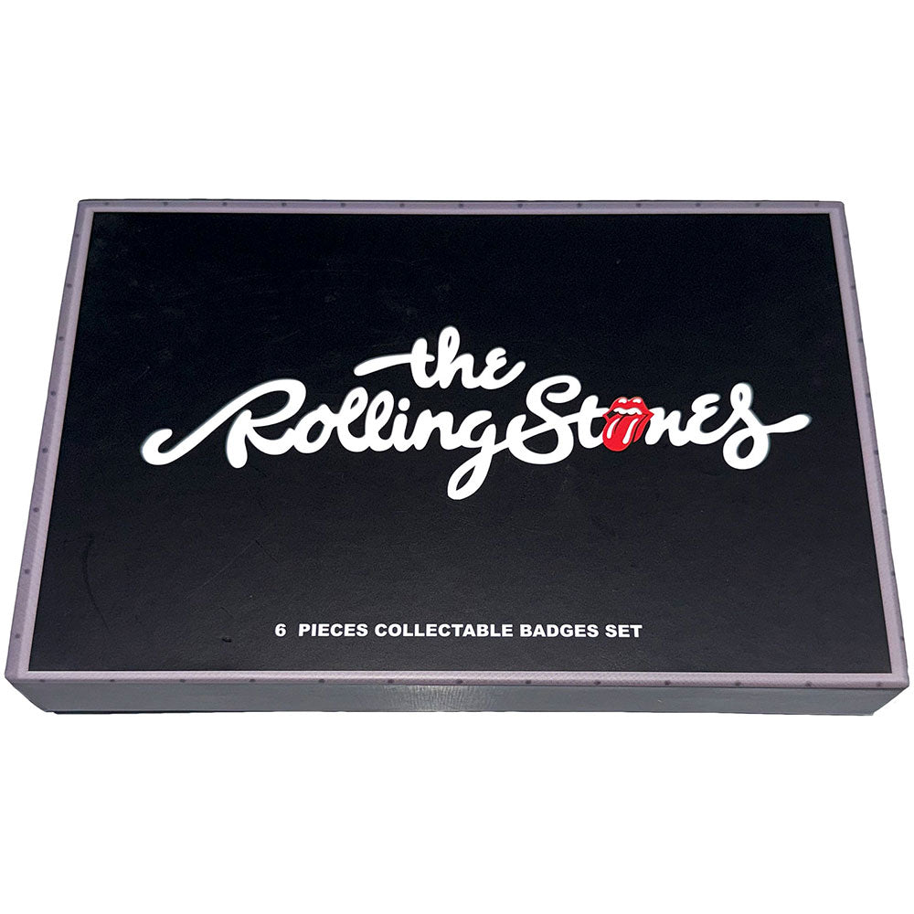 The Rolling Stones Tongues Evolution Pin Badge Set