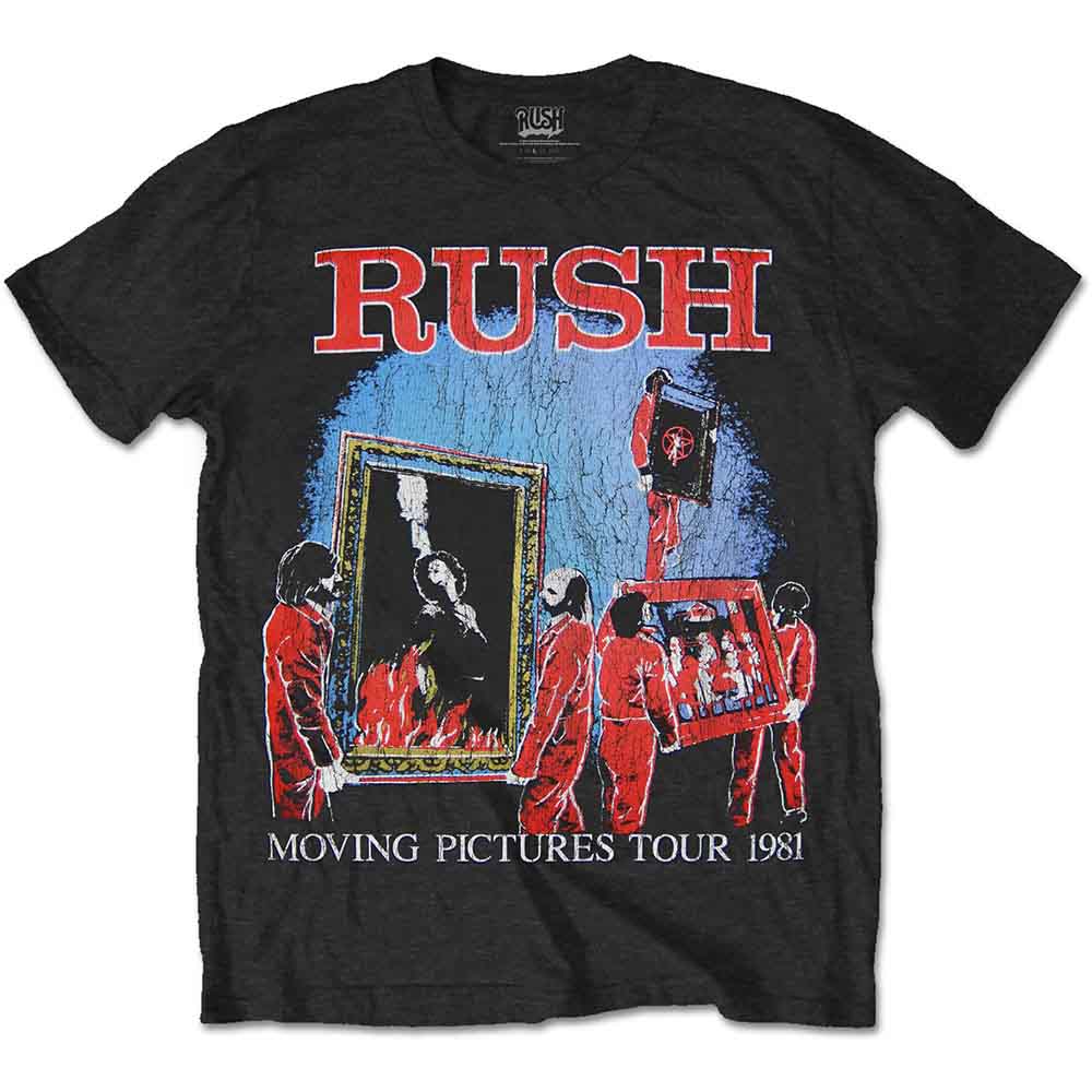 Rush Moving Pictures Tour 1981 T Shirt product image 1