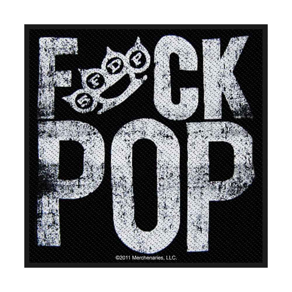Five Finger Death Punch F*ck Pop Official New Black Patch (10cm x 10cm)