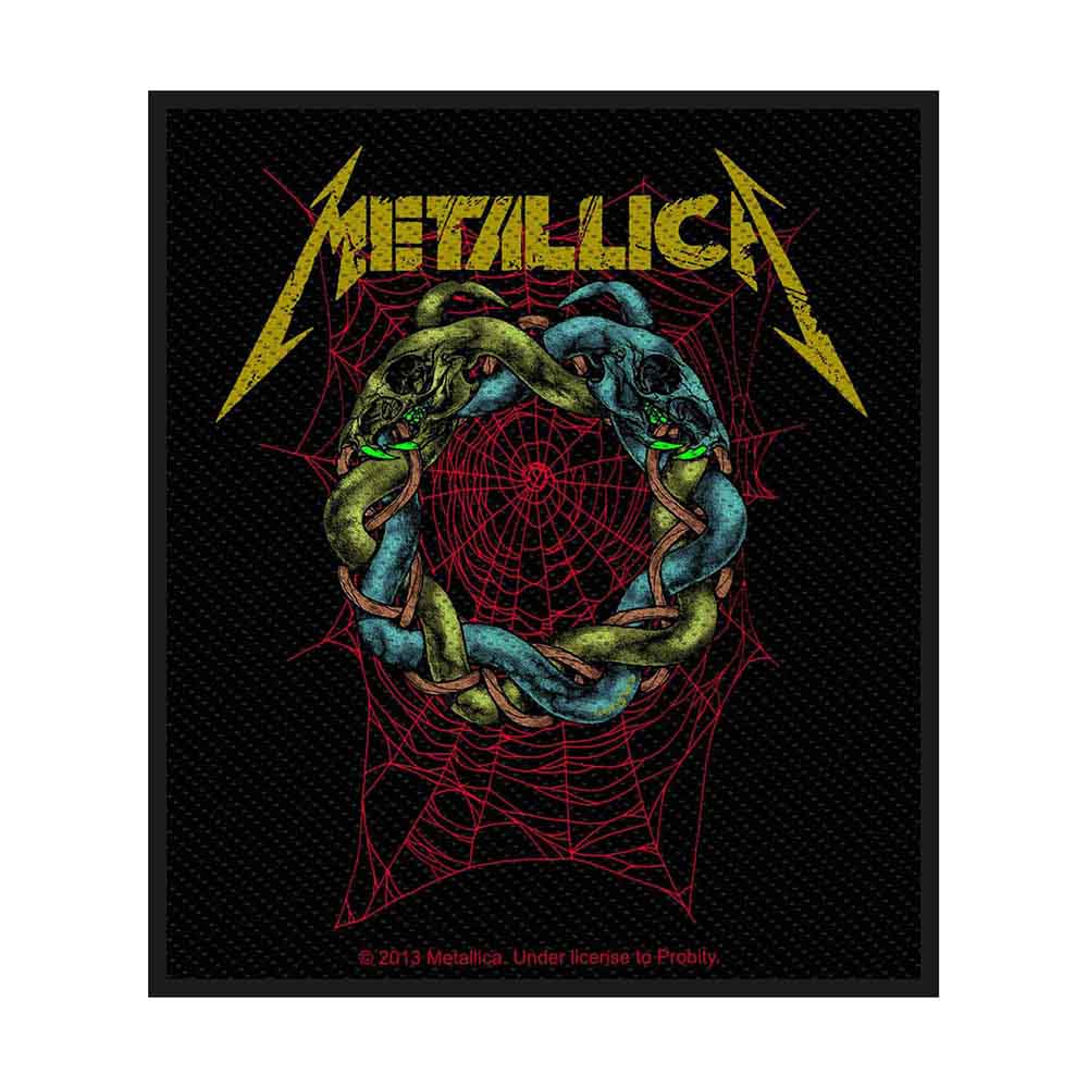 Metallica Tangled Web band Logo Official New Black Patch (10cm x 9cm)