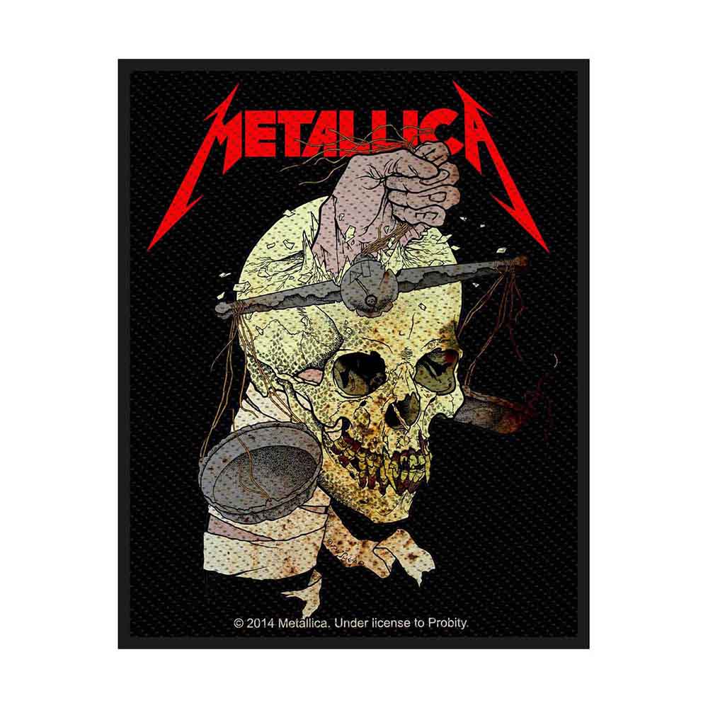 Metallica Patch Harvester of Sorrow Official New Black Cotton Sew On 10cm x 8cm