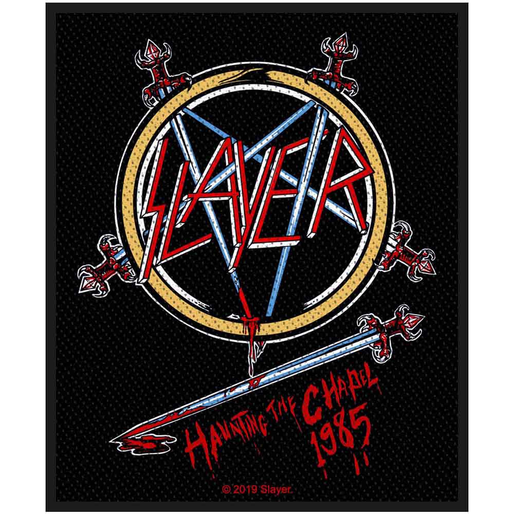 Slayer Patch Haunting The Chapel Band Logo new Official