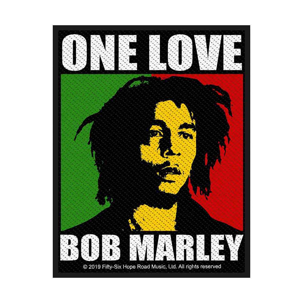 Bob Marley Patch One Love new Official Retail Pack