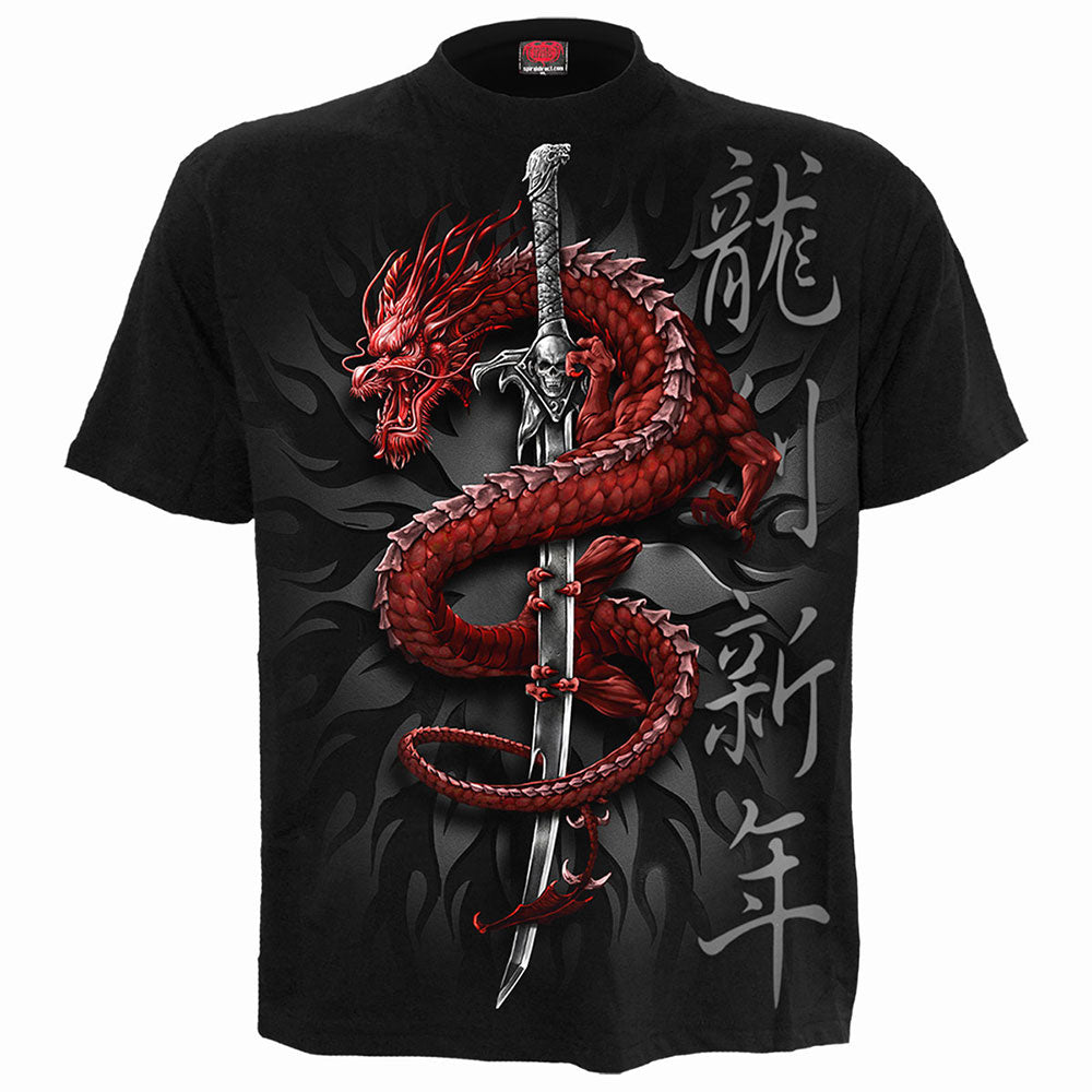 Spiral - ORIENTAL DRAGON - T-Shirt Black product image 3