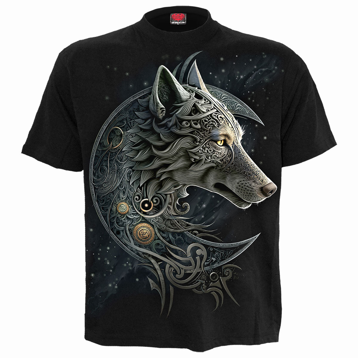 Spiral - CELTIC WOLF - T-Shirt Black product image 1