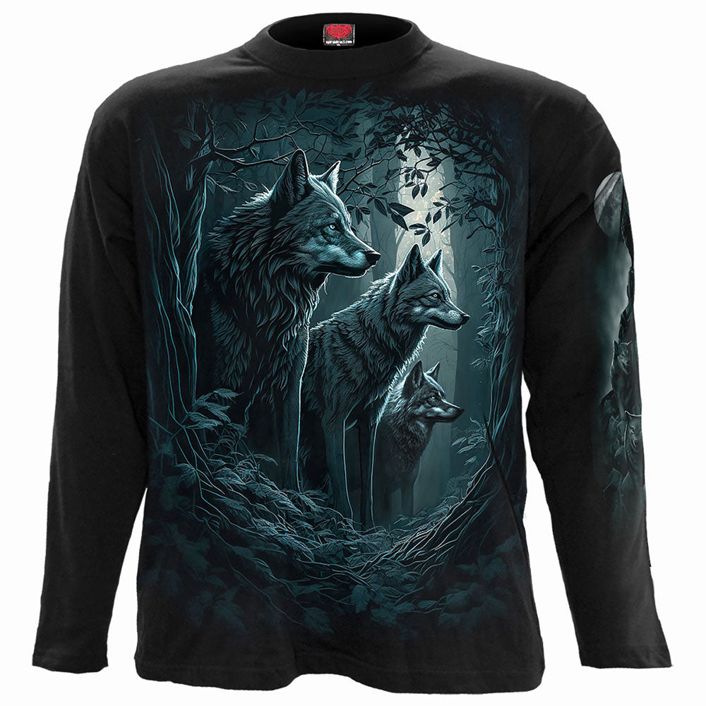 Spiral - FOREST GUARDIANS - Longsleeve T-Shirt Black product image 3