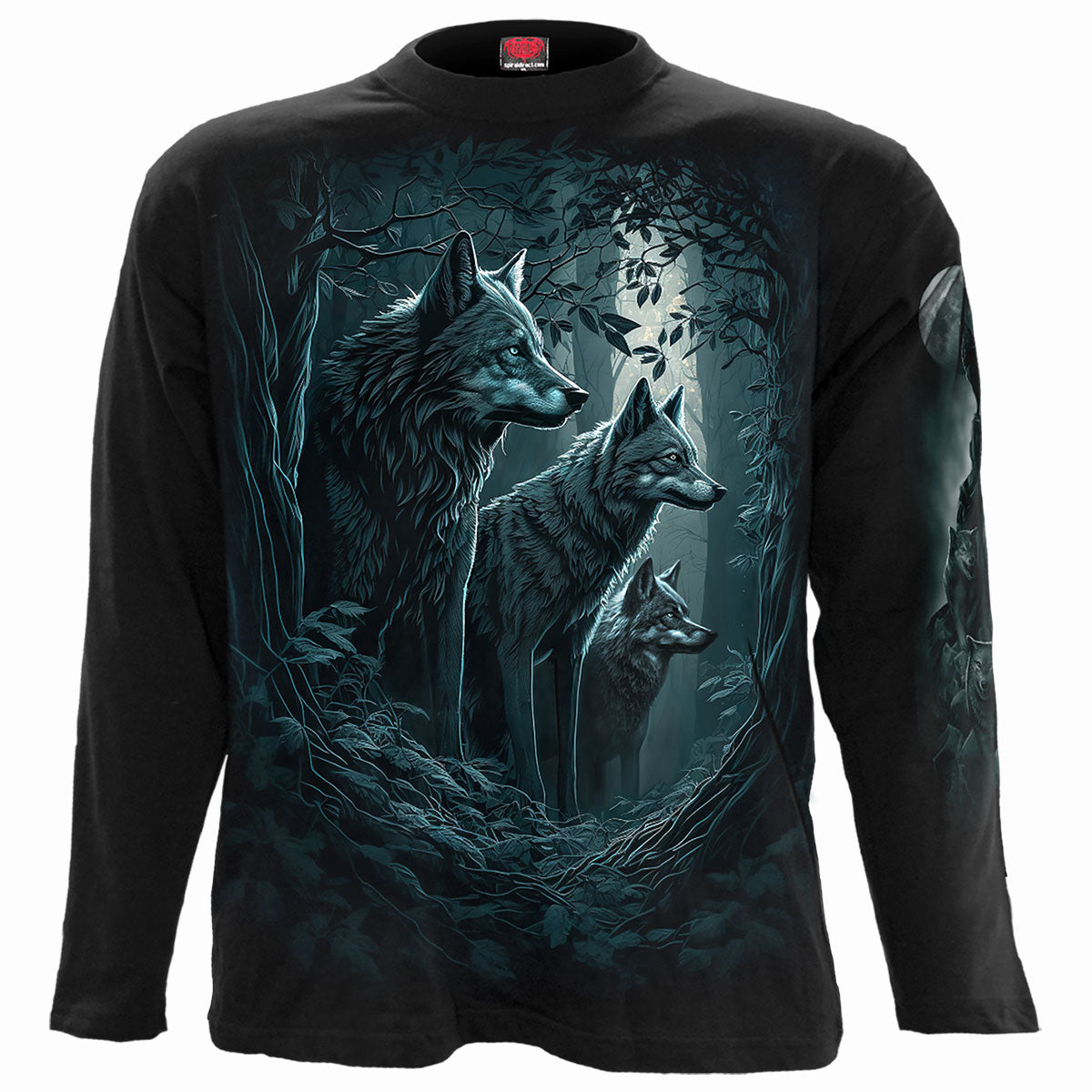 Spiral - FOREST GUARDIANS - Longsleeve T-Shirt Black product image 1