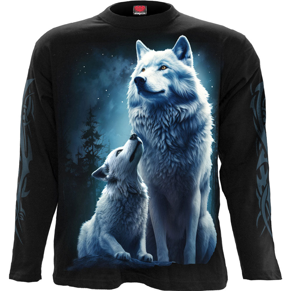 Spiral - WOLF GUARDIAN - Longsleeve T-Shirt Black product image 3