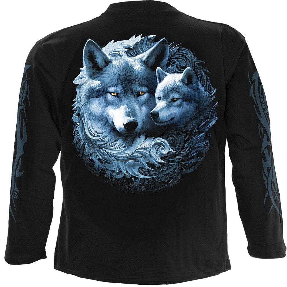 Spiral - WOLF GUARDIAN - Longsleeve T-Shirt Black product image 4