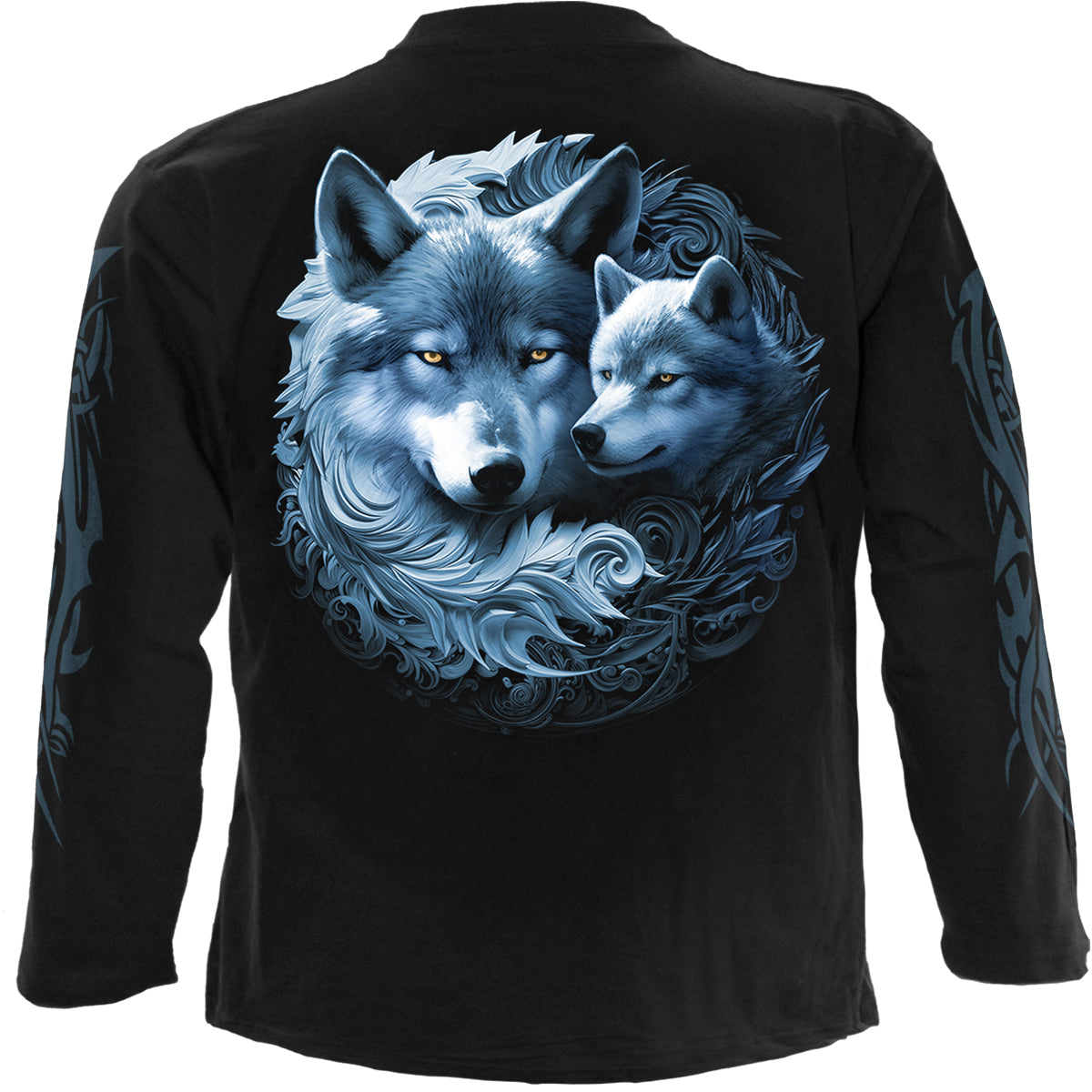 Spiral - WOLF GUARDIAN - Longsleeve T-Shirt Black product image 2