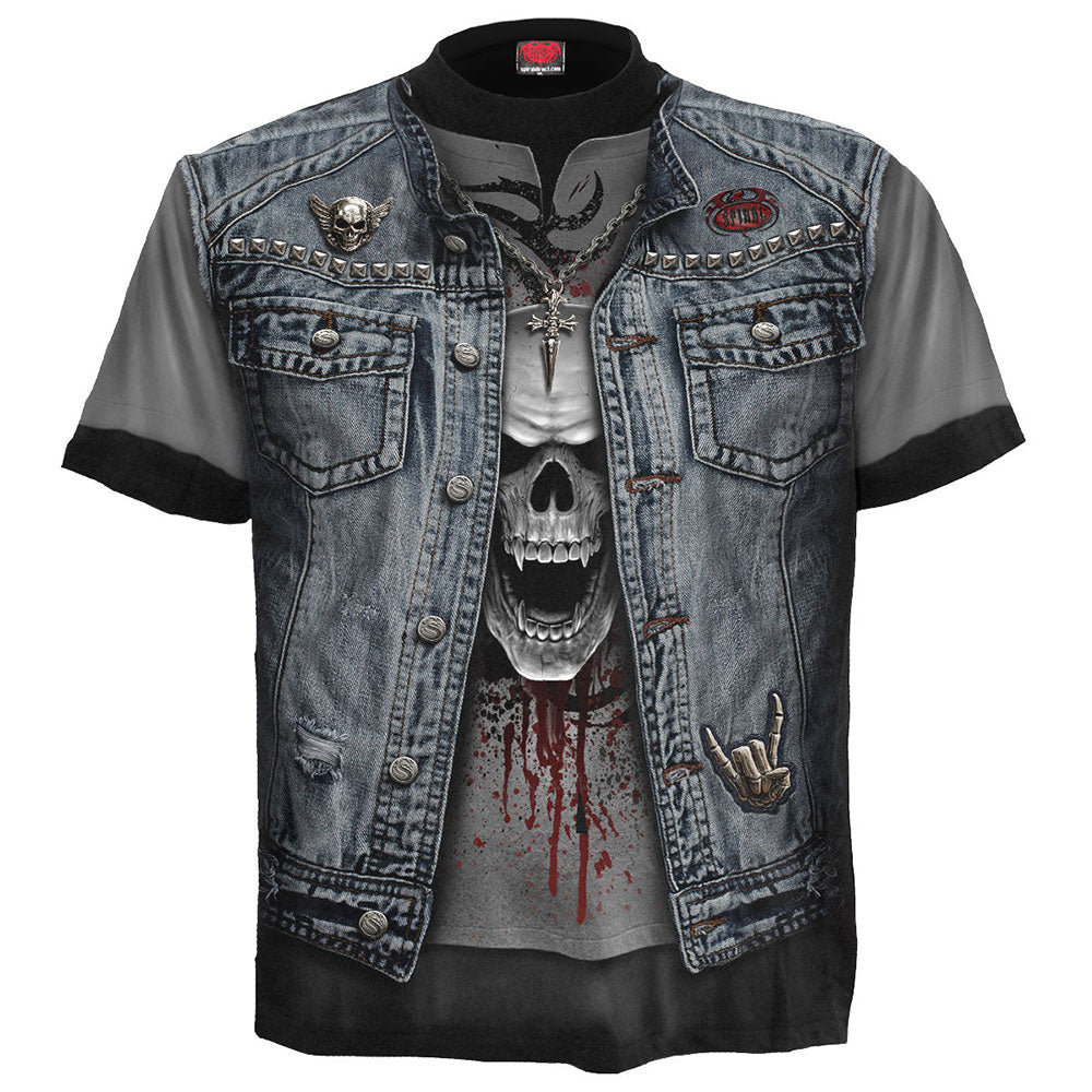 Spiral - THRASH METAL - Allover T-Shirt Black product image 3
