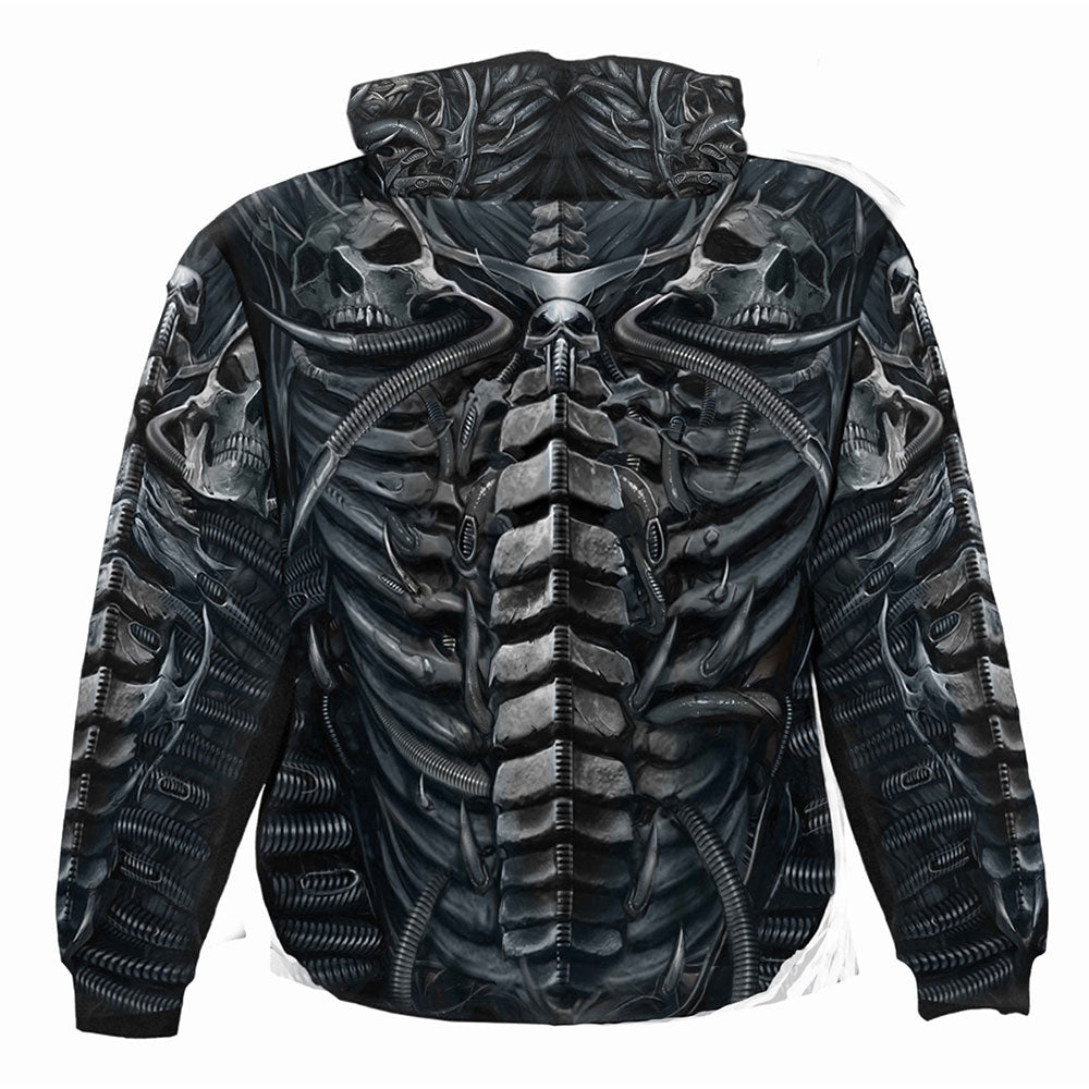 Spiral - SKULL ARMOUR - Allover Hoody Black product image 4