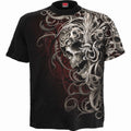 Spiral - SKULL SHOULDER WRAP - Allover T-Shirt Black product image 1