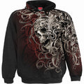 Spiral - SKULL SHOULDER WRAP - Allover Hoody Black product image 1