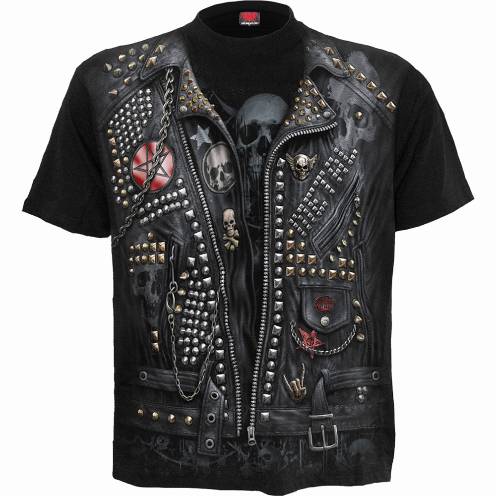 Spiral - GOTH METAL - Allover T-Shirt Black product image 3