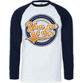 You Me At Six Unisex Raglan T-Shirt: Crest (Navy Blue & product image 1