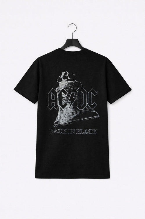 AC/DC Back In Black Bell Premium Carbon Finish T Shirt product image 1