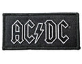 AC/DC Patch Classic Band Logo new Official Black  Iron On 10x4.5cm