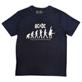 AC/DC Unisex T-Shirt: Evolution of Rock (Navy Blue) product image 1