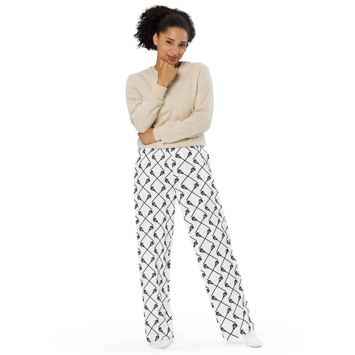 Lacrosse Sticks Pattern Comfy Pants product image 4
