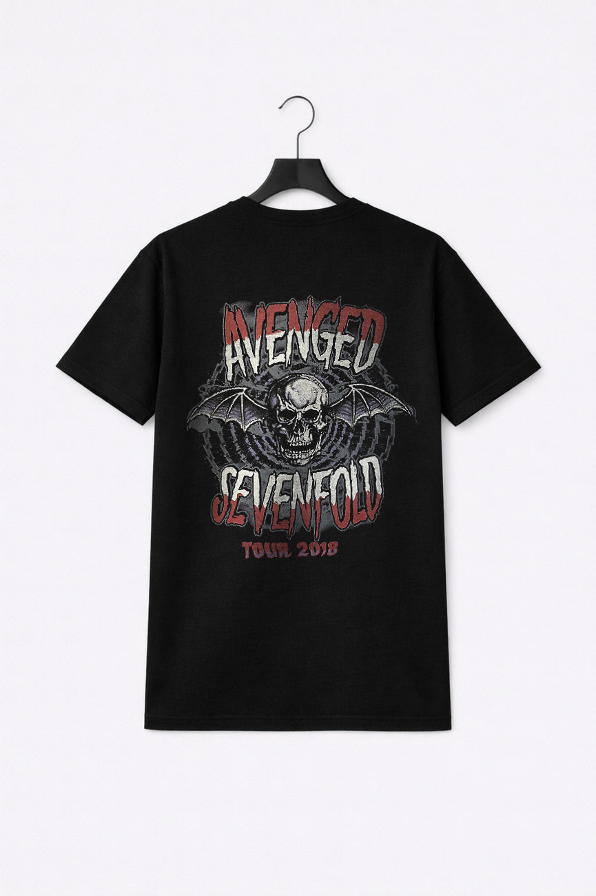 Avenged Sevenfold Tour 2018 Premium Carbon Finish T Shirt product image 1