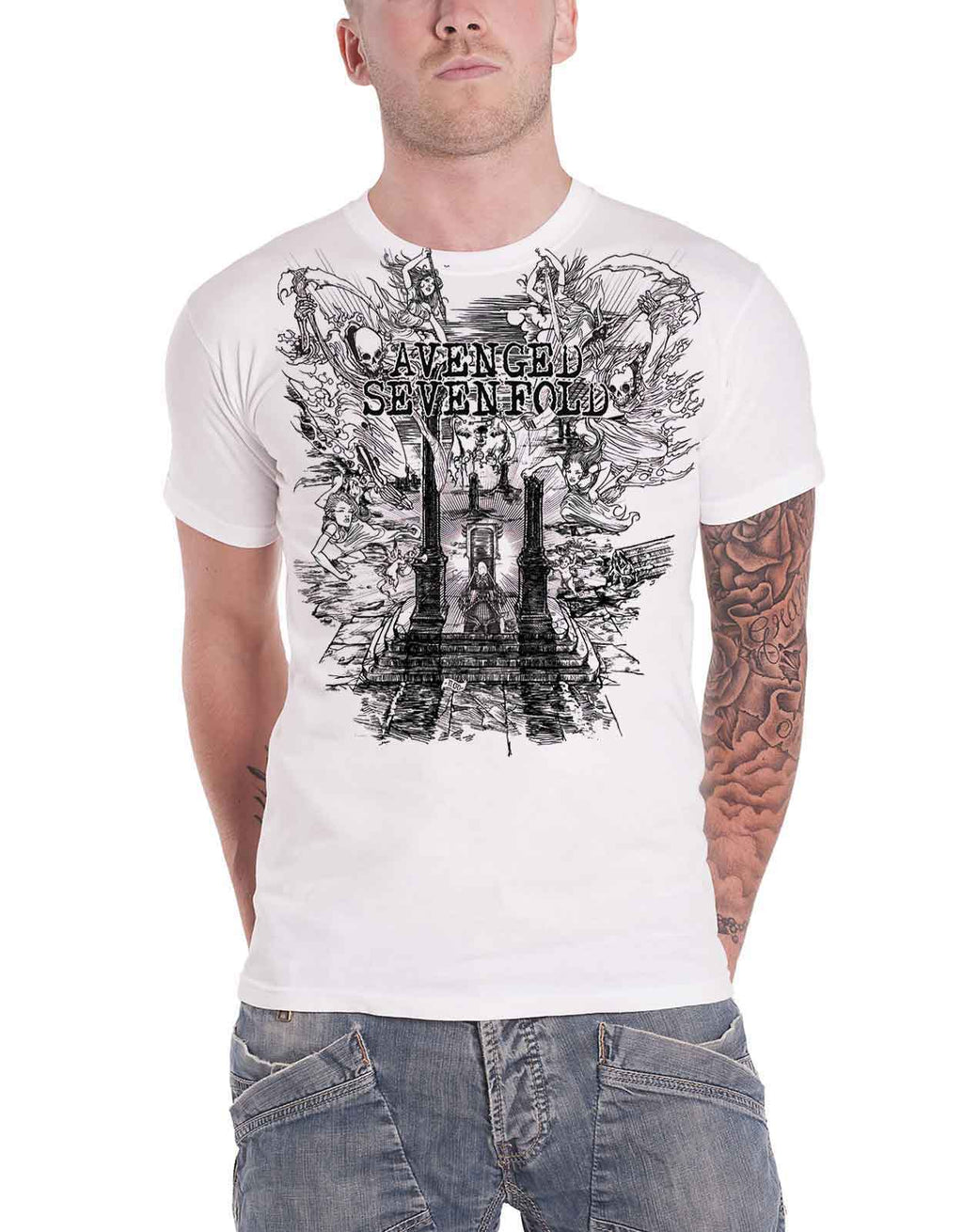 Avenged Sevenfold Land Of Cain T Shirt product image 1