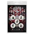 Sleep Token Vessel Mask 5 x Pin Button Badge Pack