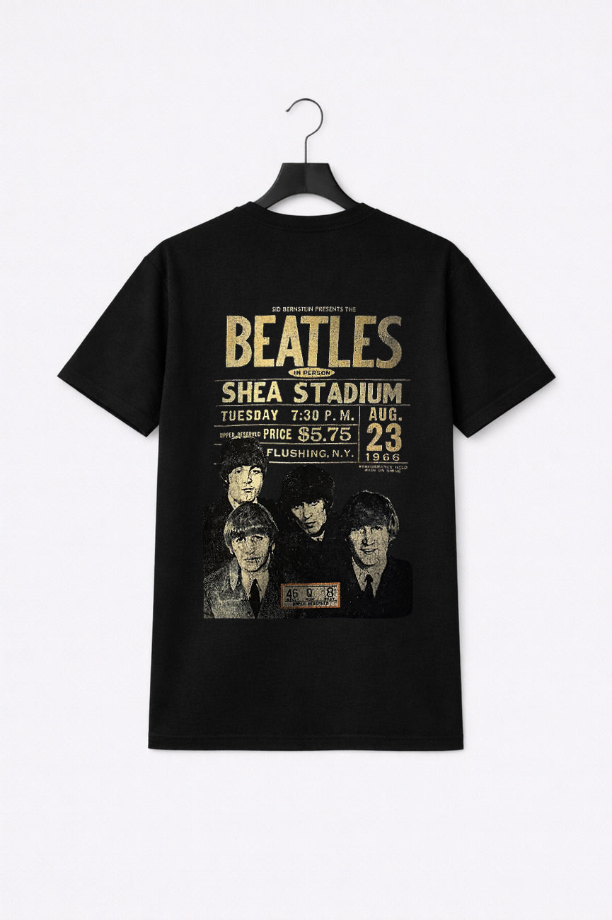 The Beatles Shea 1966 Premium Carbon Finish T Shirt product image 1
