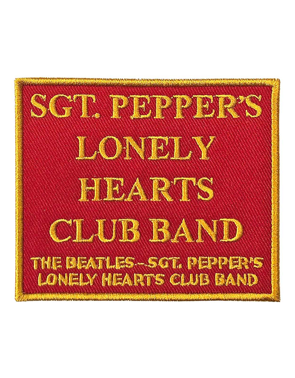 The Beatles Patch Sgt Pepper Song Title