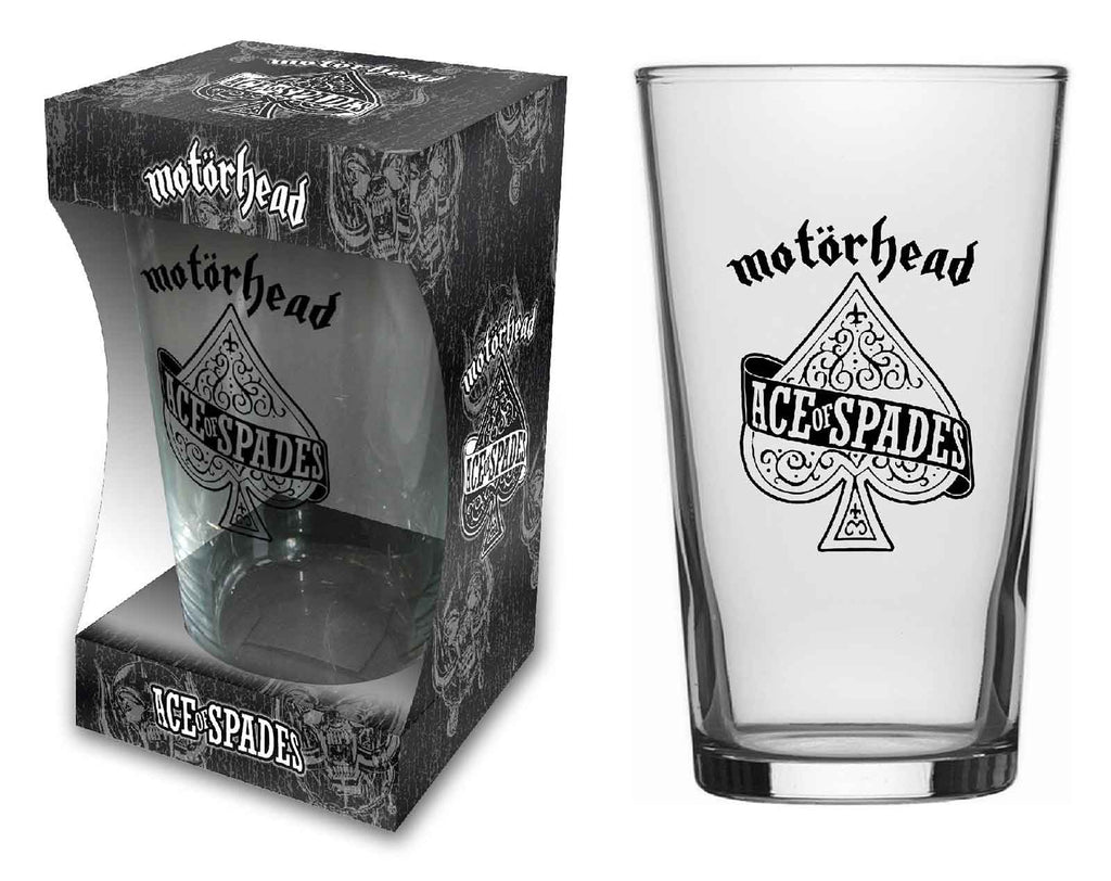Motorhead Ace Of Spades Beer Glass
