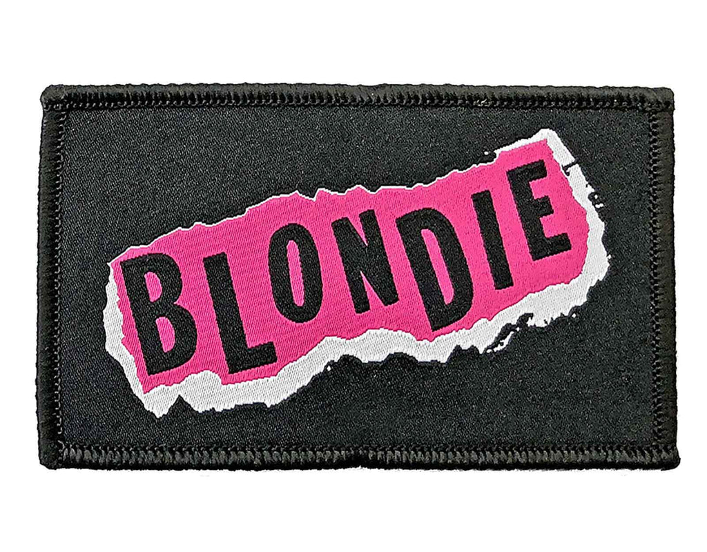 Blondie Patch Punk Band Logo new Official Black