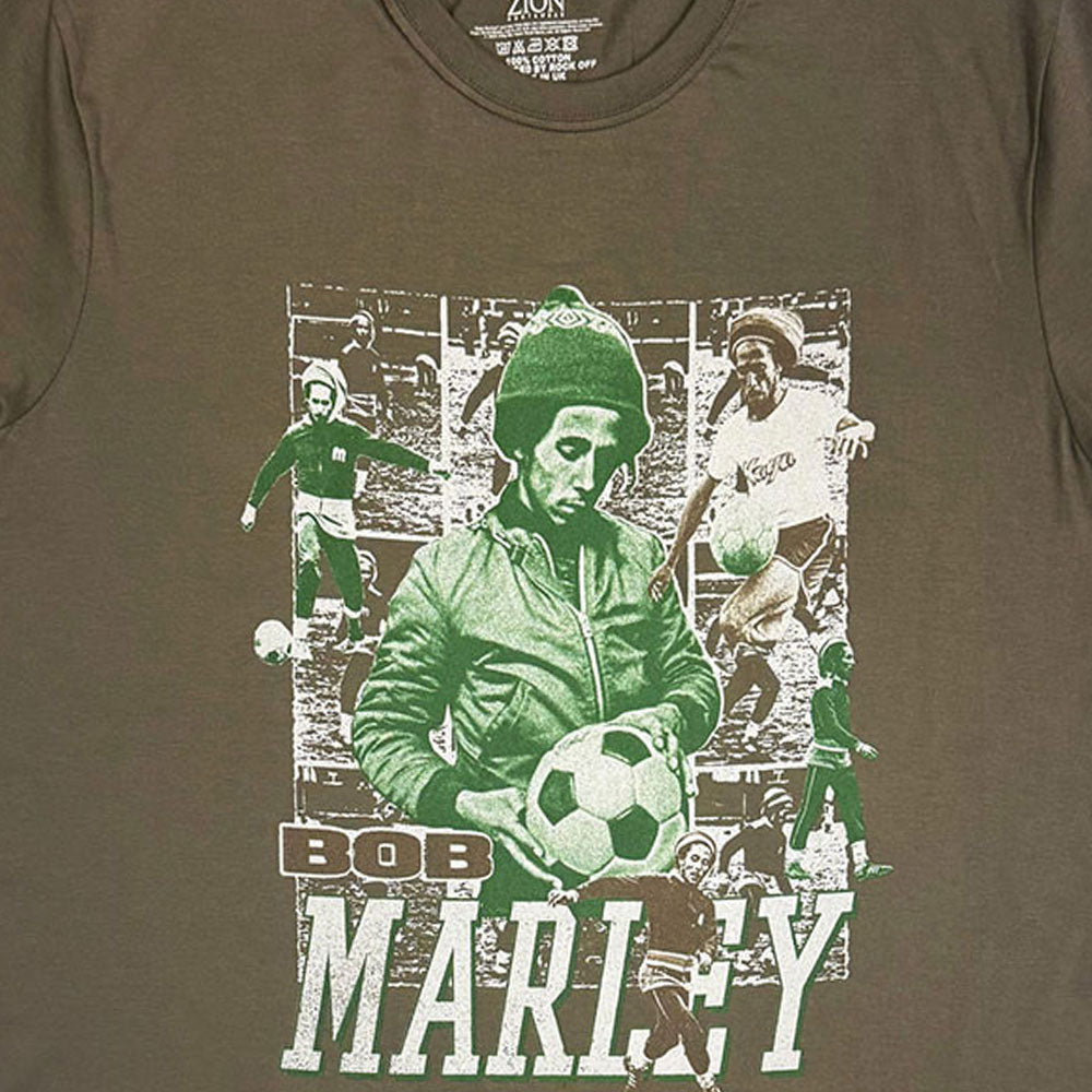 Bob Marley Football Collage T Shirt product image 2