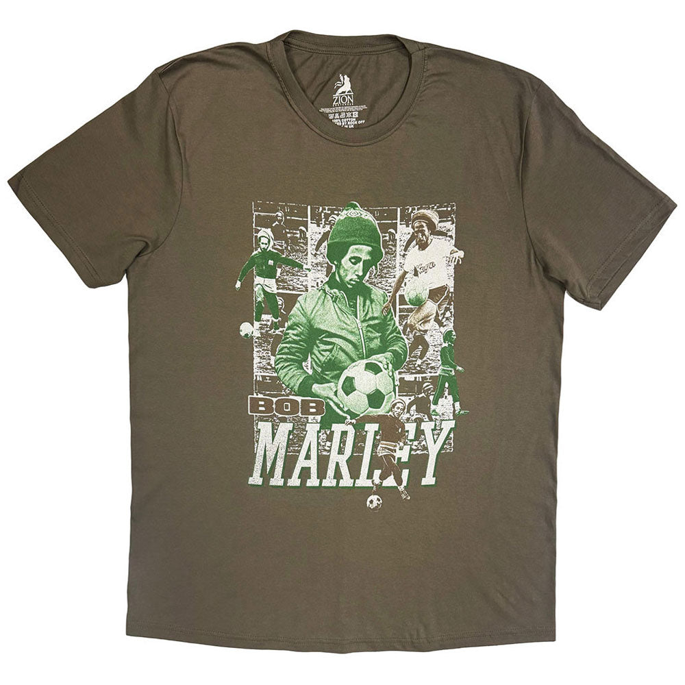 Bob Marley Football Collage T Shirt product image 1