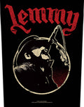 Motorhead Lemmy Microphone Pose Back Patch