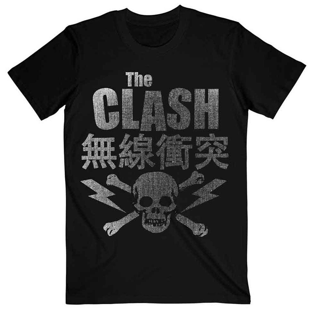 The Clash Unisex T-Shirt: Skull & Crossbones (Black) product image 1