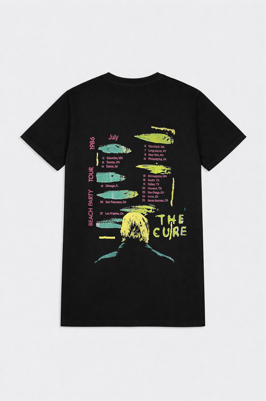 The Cure Beach Party Tour 86 Premium Carbon Finish T Shirt product image 2