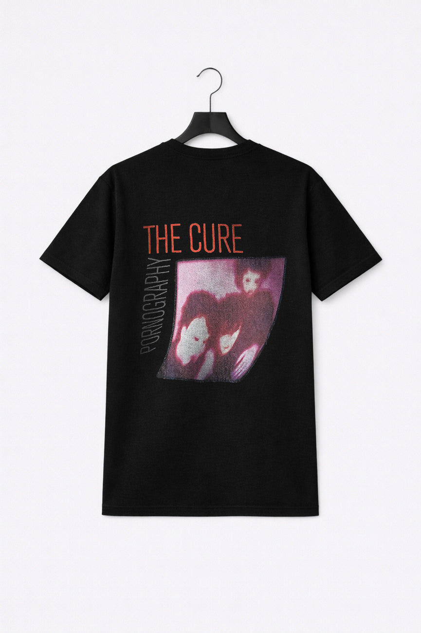 The Cure Pornography Photo Warped Premium Carbon Finish T product image 1