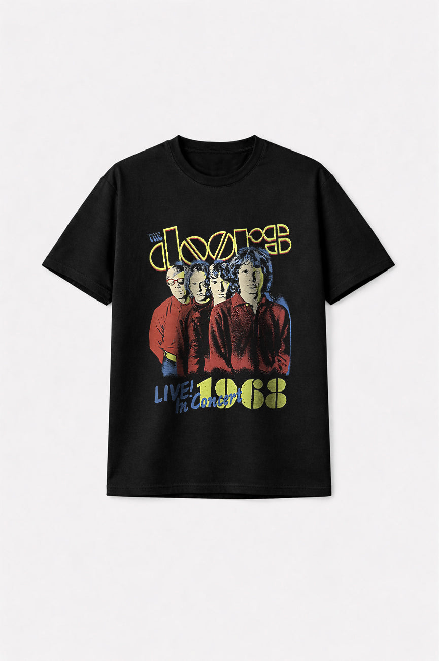 The Doors Live In Concert 1968 Premium Carbon Finish T Shirt product image 1