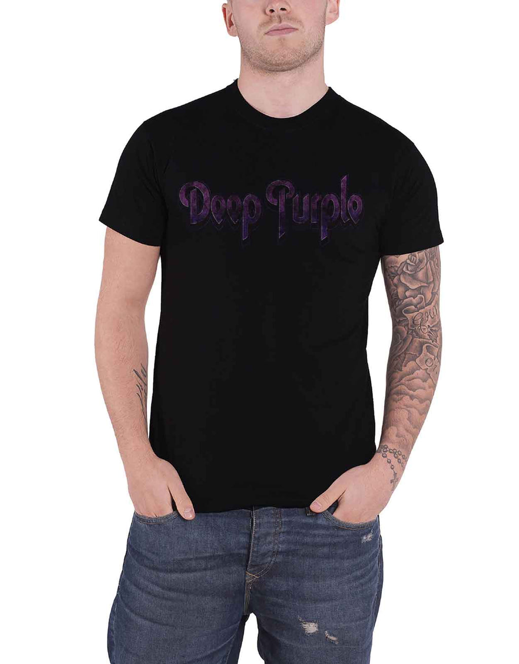 Deep Purple Vintage Band Logo T Shirt product image 1
