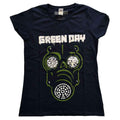 Green Day Mask Band Logo Skinny Fit T Shirt product image 1