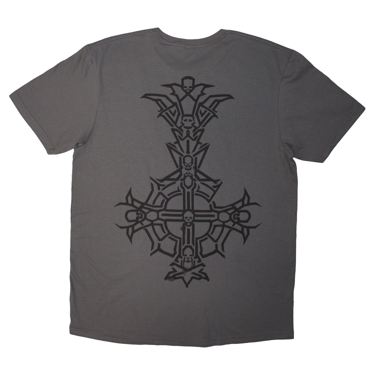 Ghost Chrome Band Logo Grucifix Outline T Shirt product image 2