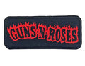 Guns N Roses Patch Flames Here Band Logo new Official Black