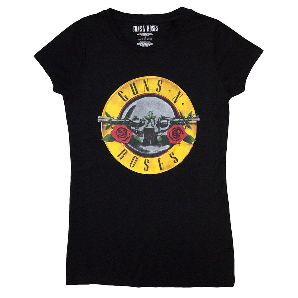 Guns N' Roses Classic Bullet Band Logo Skinny Fit T Shirt product image 1