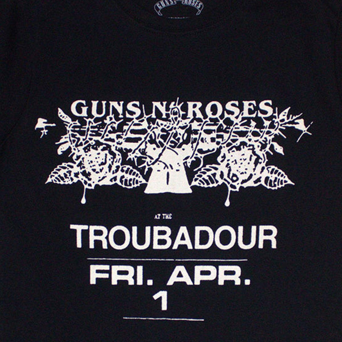 Guns N' Roses Troubadour Flyer Skinny Fit T Shirt product image 2