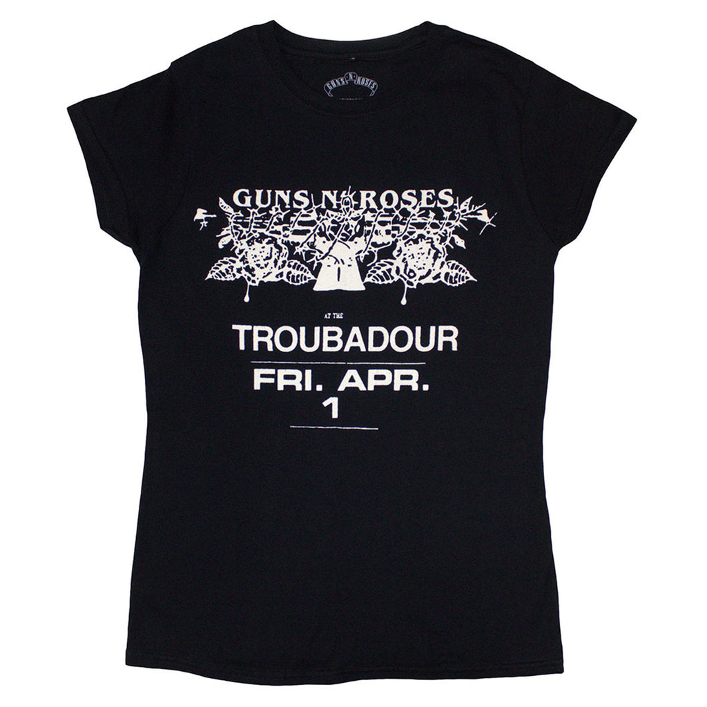 Guns N' Roses Troubadour Flyer Skinny Fit T Shirt product image 1