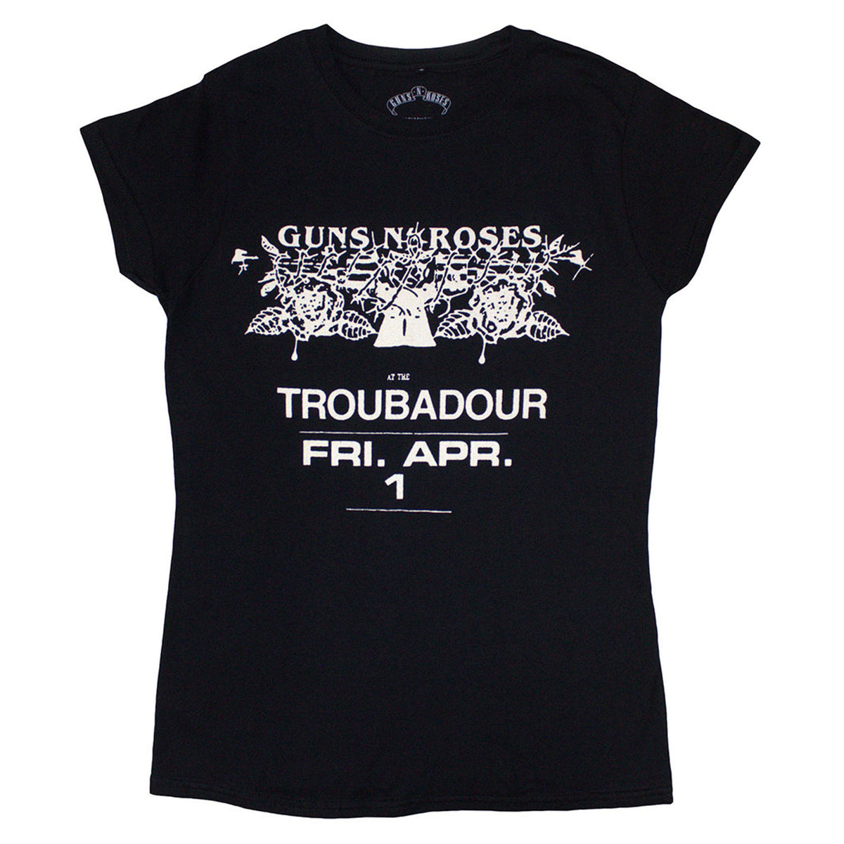 Guns N' Roses Troubadour Flyer Skinny Fit T Shirt product image 1
