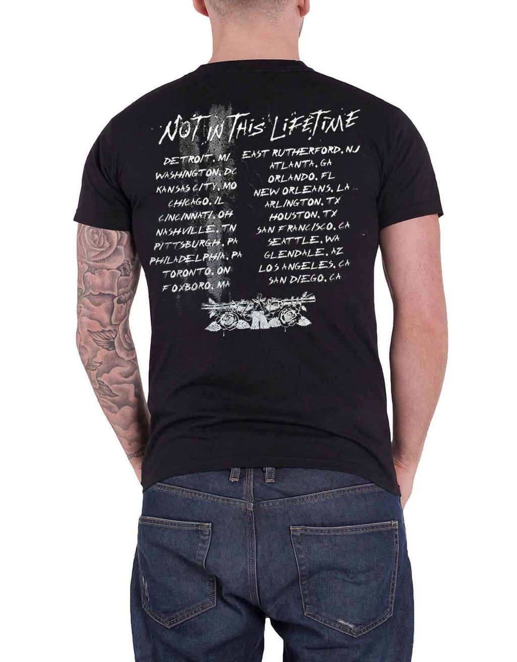 Guns N' Roses Unisex T-Shirt: Not in this Lifetime Tour product image 2